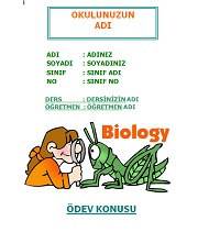 Biyoloji Odev Kapaklari Egitimevi Net